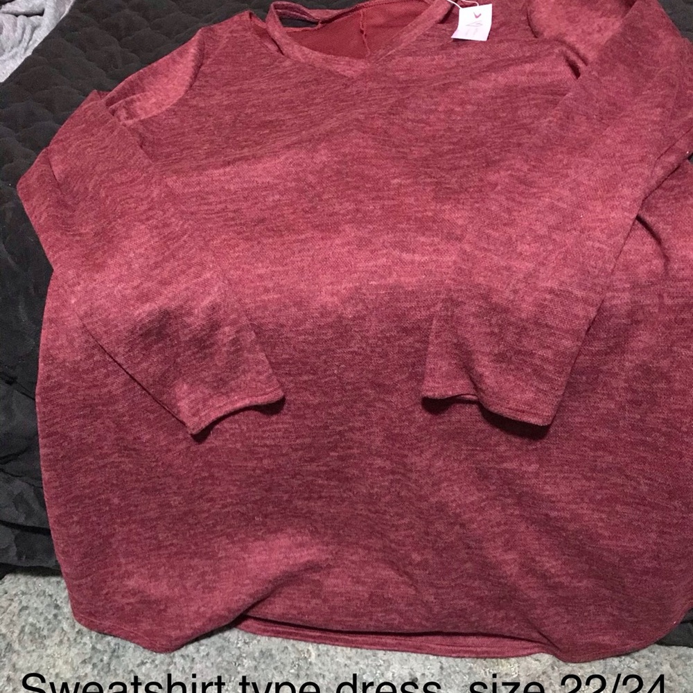 Sweatshirt type dress